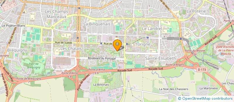 localisation de l'entreprise MADAME ESTELLE DESNOS  RENNES