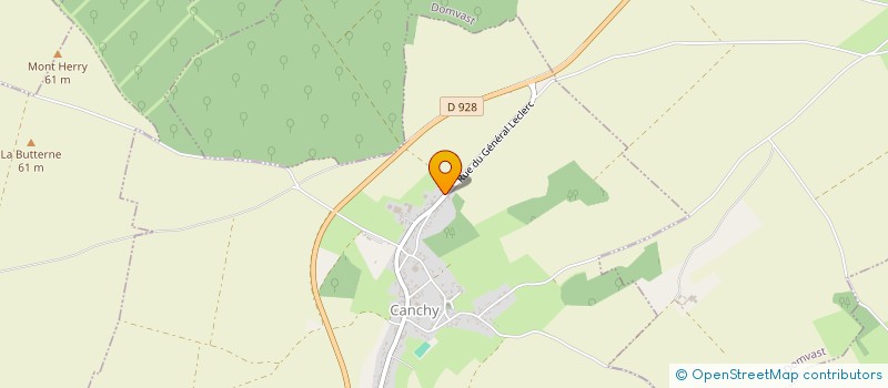 localisation de l'entreprise MADAME ESTELLE DOLIGEZ  CANCHY