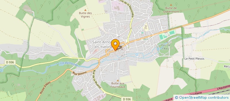 localisation de l'entreprise MADAME ESTELLE DOUCET  SAINT-ARNOULT-EN-YVELINES