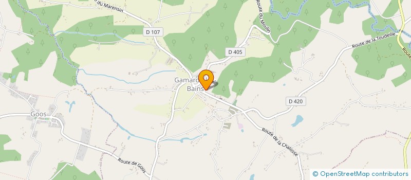 localisation de l'entreprise MADAME ESTELLE DOUCIN à GAMARDE-LES-BAINS