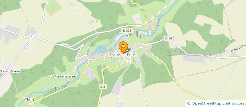 localisation de l'entreprise MADAME ESTELLE DOUIS  LYONS-LA-FORET