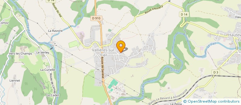 localisation de l'entreprise MADAME ESTELLE DUBOIS  VALLIERES-SUR-FIER