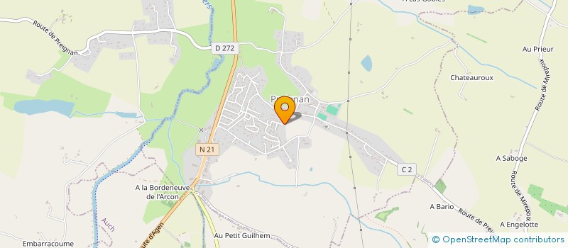 localisation de l'entreprise MADAME ESTELLE DUCOR  PREIGNAN