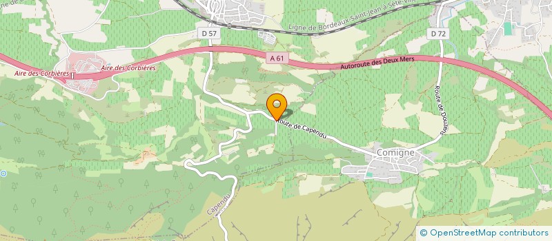 localisation de l'entreprise MADAME ESTELLE DUCROCQ  CAPENDU