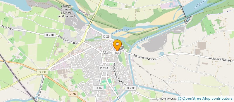 localisation de l'entreprise MADAME ESTELLE DUFOUR  MALLEMORT