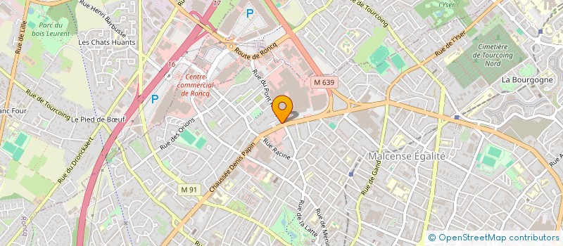 localisation de l'entreprise MADAME ESTELLE DUJARDIN  TOURCOING