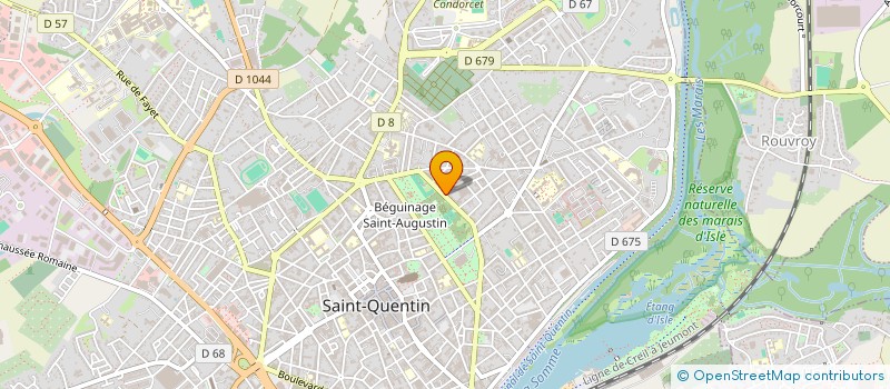 localisation de l'entreprise MADAME ESTELLE DUMONT à SAINT-QUENTIN