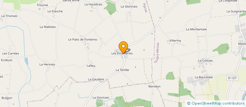 localisation de l'entreprise MADAME ESTELLE DUPERRIN  PIPRIAC