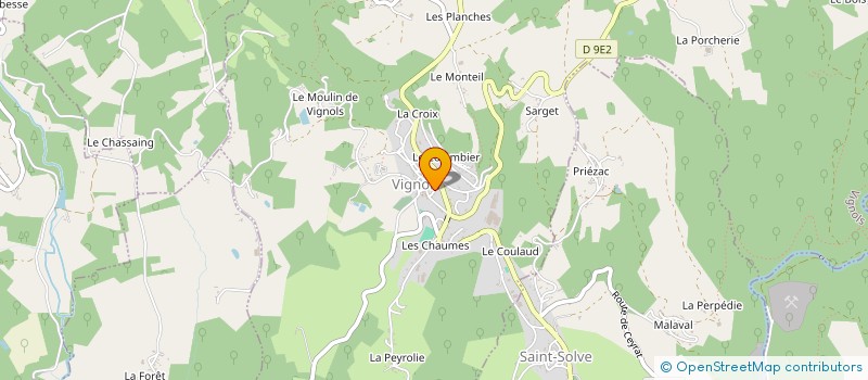 localisation de l'entreprise MADAME ESTELLE DUPETITMAGNIEUX  SAINT-YRIEIX-LA-PERCHE