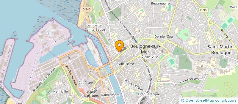 localisation de l'entreprise MADAME ESTELLE DUPONT  BOULOGNE-SUR-MER