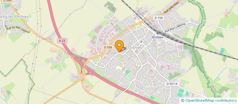 localisation de l'entreprise MADAME ESTELLE DUPRET  ORCHIES