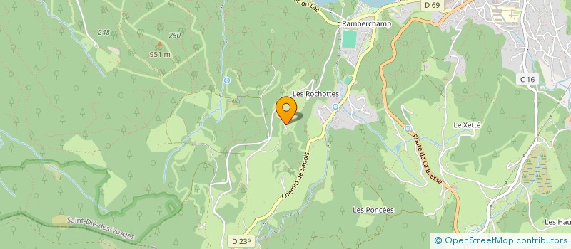 localisation de l'entreprise MADAME ESTELLE DUPUY  GERARDMER