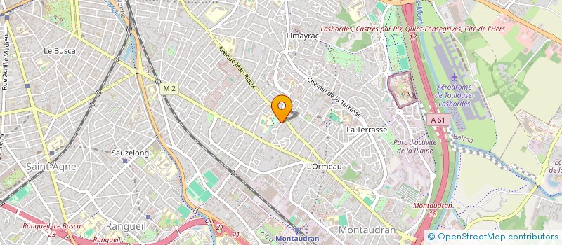 localisation de l'entreprise MADAME ESTELLE ERCULISSE  TOULOUSE