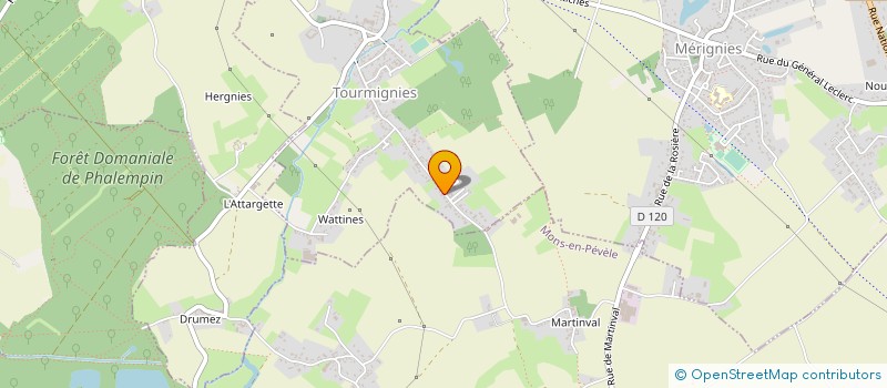 localisation de l'entreprise MADAME ESTELLE EYDIEUX à TOURMIGNIES