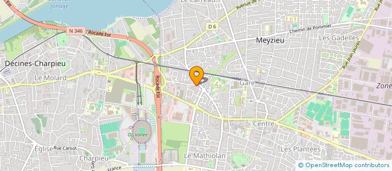 localisation de l'entreprise MADAME ESTELLE FABRIER  MEYZIEU