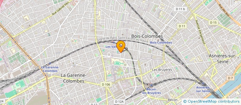 localisation de l'entreprise MADAME ESTELLE FAGARD à BOIS-COLOMBES