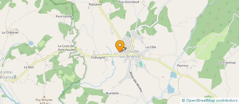localisation de l'entreprise MADAME ESTELLE FAIVRE à LA CROISILLE-SUR-BRIANCE
