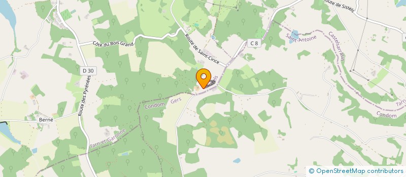 localisation de l'entreprise MADAME ESTELLE FALCO  SISTELS