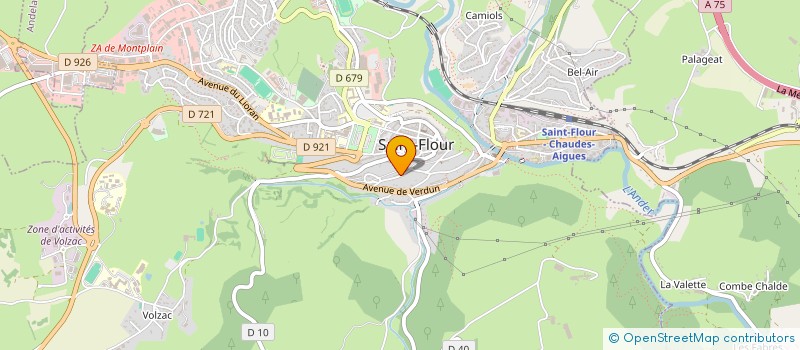 localisation de l'entreprise MADAME ESTELLE FALCON à SAINT-FLOUR