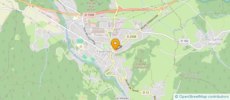 localisation de l'entreprise MADAME ESTELLE FALCY à FAVERGES-SEYTHENEX