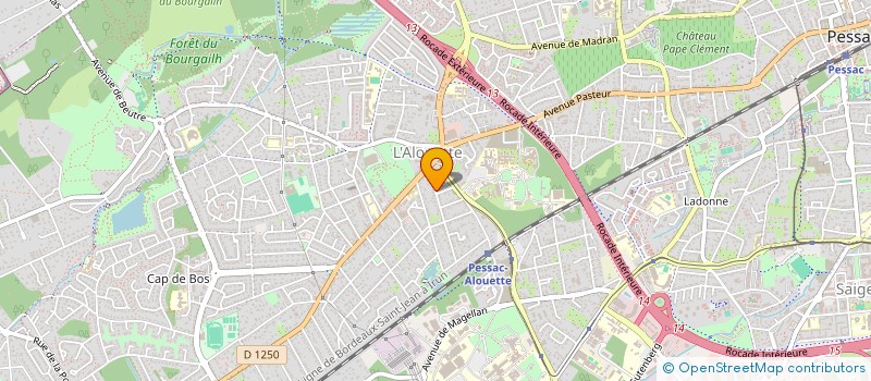 localisation de l'entreprise MADAME ESTELLE FARGEOT  PESSAC