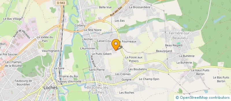 localisation de l'entreprise MADAME ESTELLE FLEURIOU  BEAULIEU-LES-LOCHES