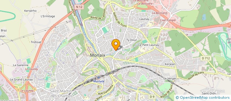 localisation de l'entreprise MADAME ESTELLE FLORENCE  MORLAIX