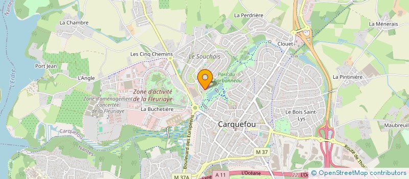 localisation de l'entreprise MADAME ESTELLE FONTANILLE à CARQUEFOU