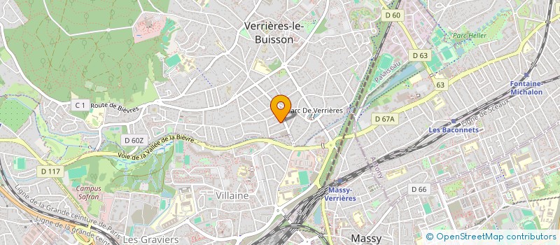 localisation de l'entreprise MADAME ESTELLE FONTES à VERRIERES-LE-BUISSON