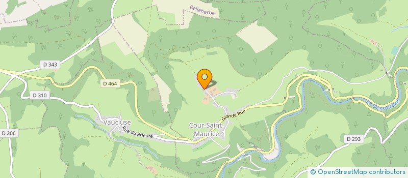 localisation de l'entreprise MADAME ESTELLE FOSSIER  COUR-SAINT-MAURICE