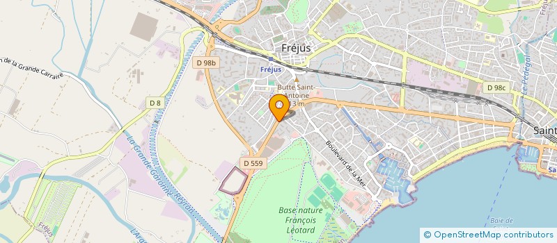 localisation de l'entreprise MADAME ESTELLE FOURNIER à FREJUS