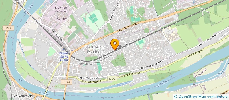 localisation de l'entreprise MADAME ESTELLE FOUTREL  SAINT-AUBIN-LES-ELBEUF