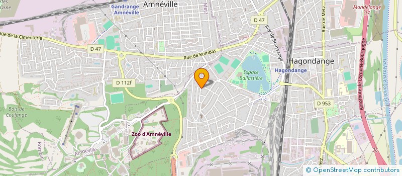 localisation de l'entreprise MADAME ESTELLE FRANCK à HAGONDANGE