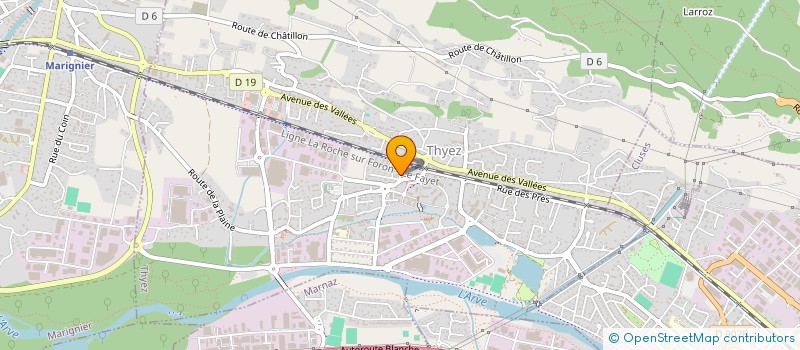 localisation de l'entreprise MADAME ESTELLE FREZZA  THYEZ