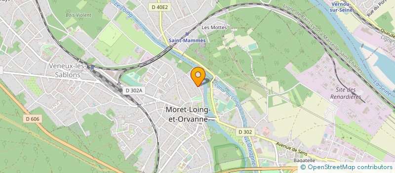 localisation de l'entreprise MADAME ESTELLE FRICARD  MORET-LOING-ET-ORVANNE