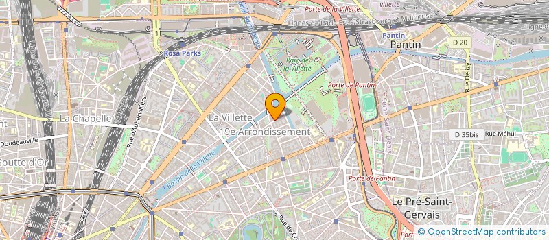 localisation de l'entreprise MADAME ESTELLE FRIDLENDER  PARIS