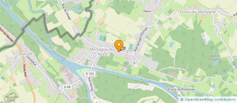 localisation de l'entreprise MADAME ESTELLE FRUCHART  MORTAGNE-DU-NORD