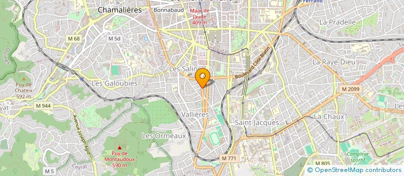 localisation de l'entreprise MADAME ESTELLE GABEN  CLERMONT-FERRAND