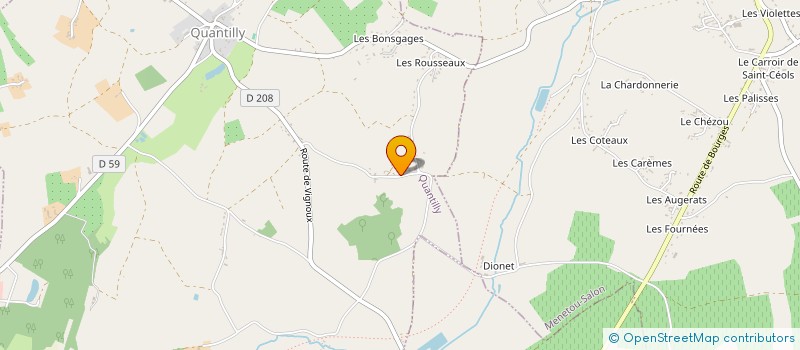 localisation de l'entreprise MADAME ESTELLE GACHET  QUANTILLY