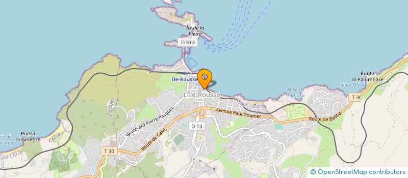 localisation de l'entreprise MADAME ESTELLE GACON à L'ILE-ROUSSE