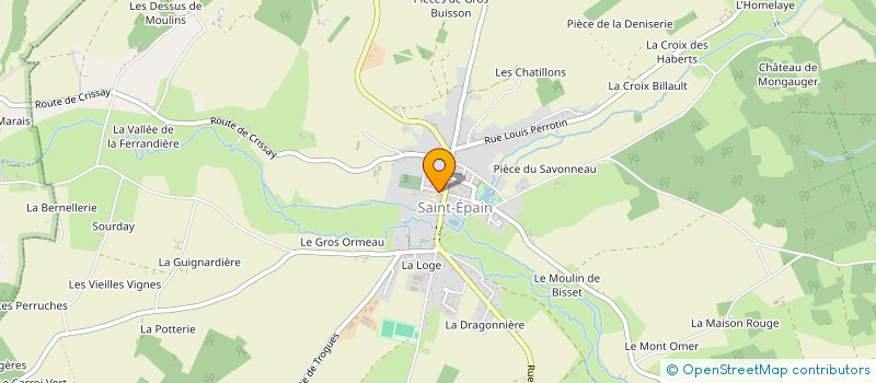 localisation de l'entreprise MADAME ESTELLE GAILLARD  SAINT-EPAIN