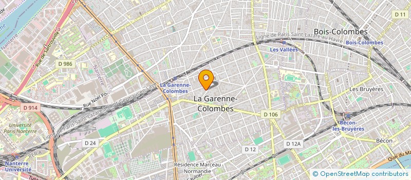 localisation de l'entreprise MADAME ESTELLE GAILLARD à LA GARENNE-COLOMBES