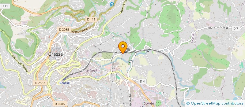 localisation de l'entreprise MADAME ESTELLE GALLASIN à GRASSE