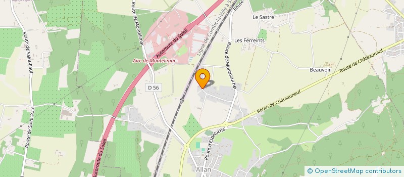 localisation de l'entreprise MADAME ESTELLE GALTIER  ALLAN