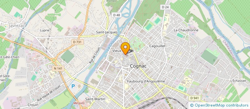 localisation de l'entreprise MADAME ESTELLE GARNAUD à COGNAC