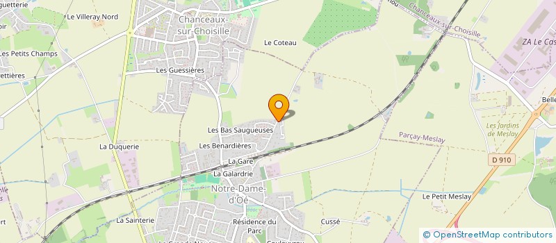 localisation de l'entreprise MADAME ESTELLE GARNIER  NOTRE-DAME-D'OE