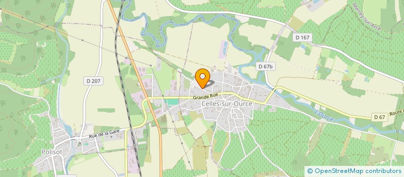 localisation de l'entreprise MADAME ESTELLE GARNIER  CELLES-SUR-OURCE