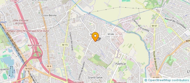 localisation de l'entreprise MADAME ESTELLE GAUDARD  LAUNAGUET