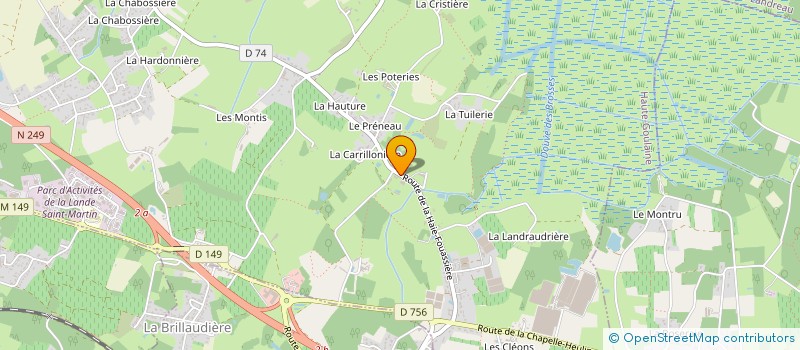 localisation de l'entreprise MADAME ESTELLE GAUTIER à HAUTE-GOULAINE