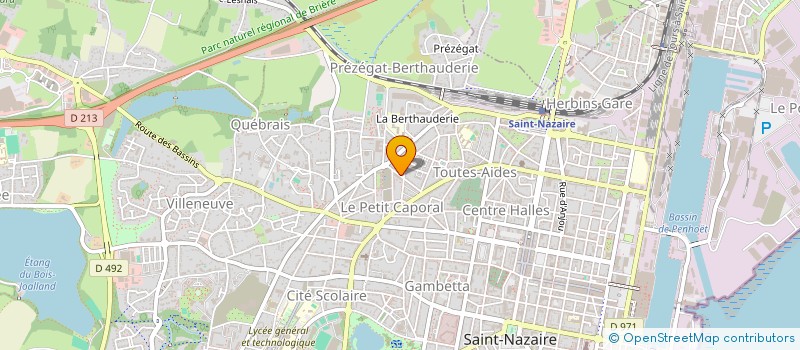 localisation de l'entreprise MADAME ESTELLE GAUTIER  SAINT-NAZAIRE